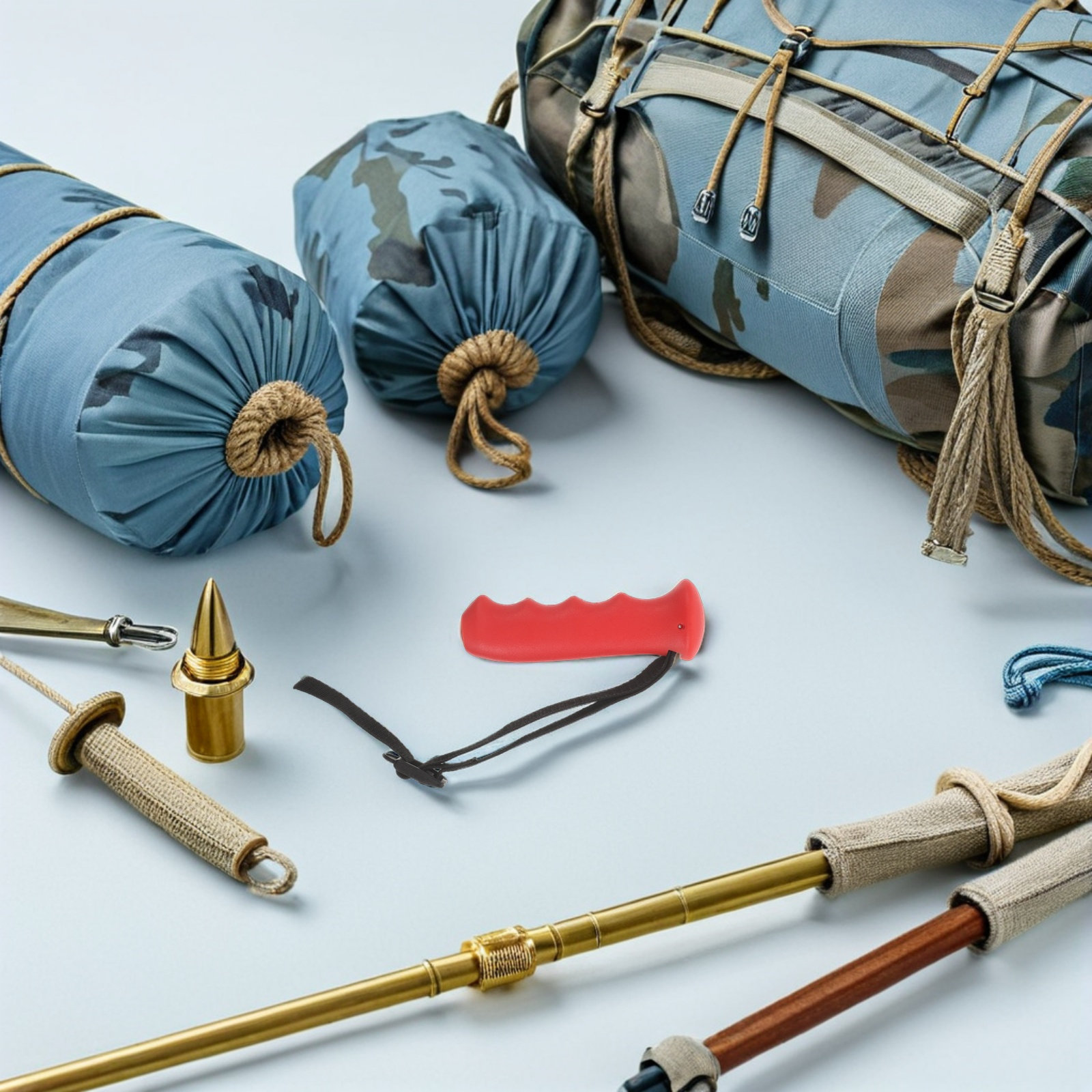 Red Cane Handle Grip Replaceme - огляд і ціна Outdoor Sport Climbing Gear
